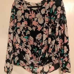 Flower patterned blouse